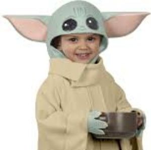 Baby Yoda Licensed Star Wars The Child Halloween Costume 3T-4T